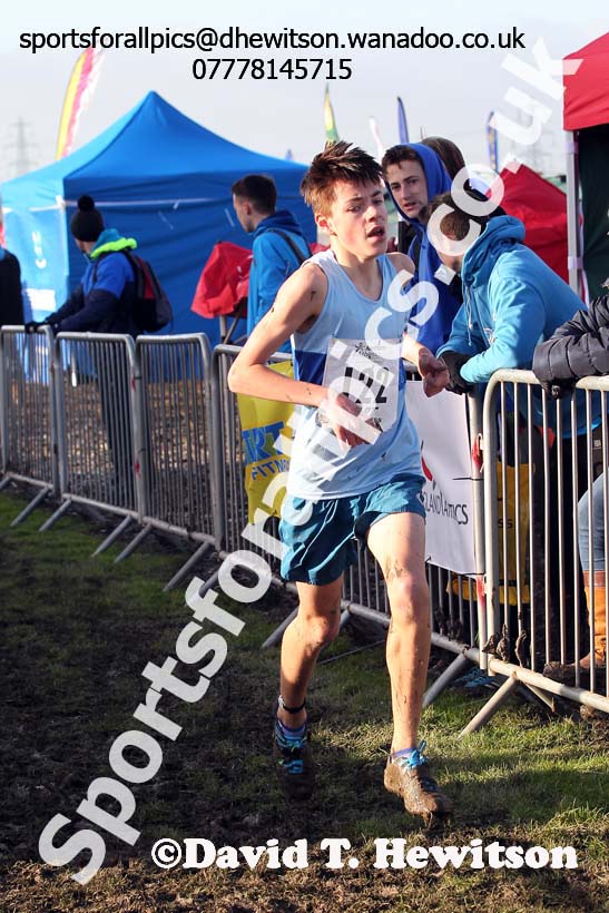 Boys under-15s Northern Cross Country  Championships, Pontefract. Photo: David T. Hewitson/Sports for All Pics